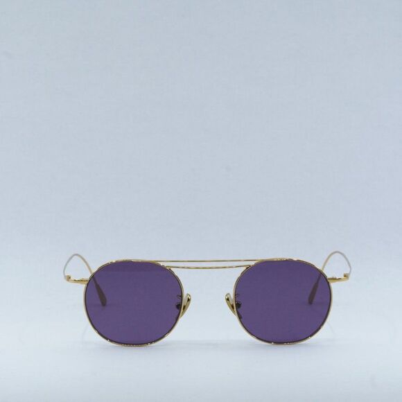 NEW CUTLER AND GROSS CG1268GPLS 001 GOLD PURPLE SUNGLASSES - Picture 3 of 10